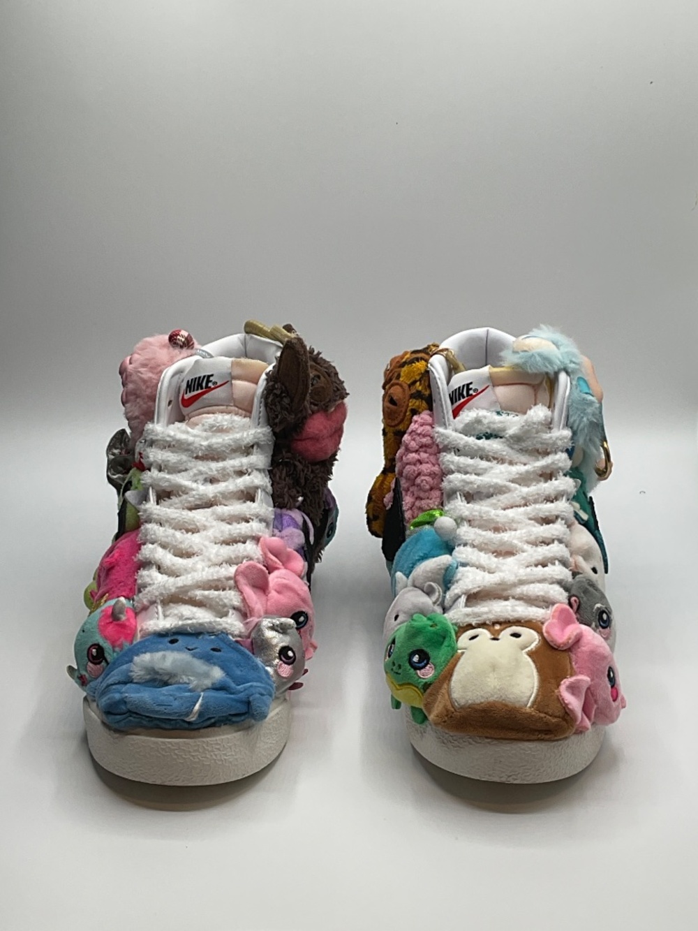 Skullpanda Labubu Nike Blazer Sneakers sz 10 - Picture 6 of 8